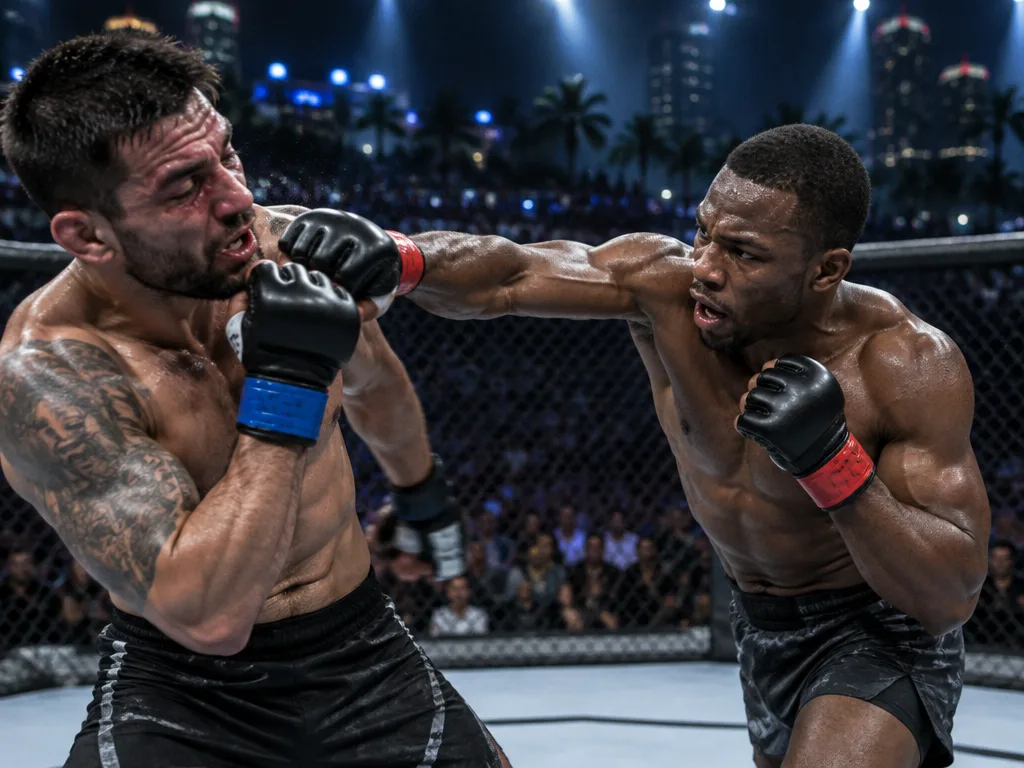 UFC 327 resultat: Ulberg knockade Procházka och tog bältet